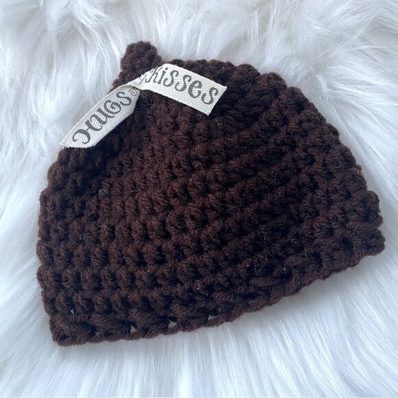 Crochet Baby Hat 0-3 Months Hershey Kiss - Picture 3 of 8